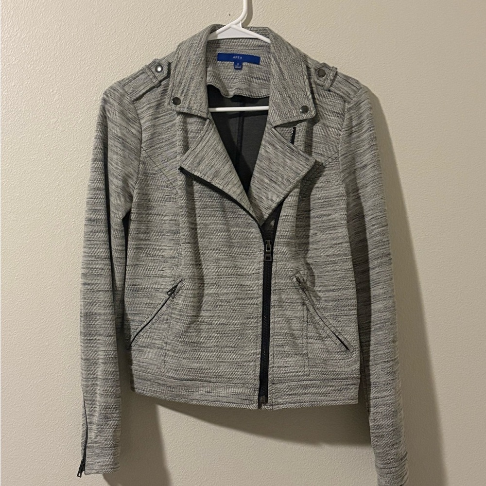 Gray Women's Moto Jacket small